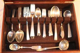 Boxed Set of Sterling Silver Flatware