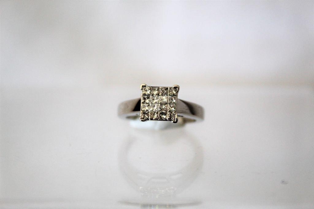 Princess Cut Diamond Estate Ring