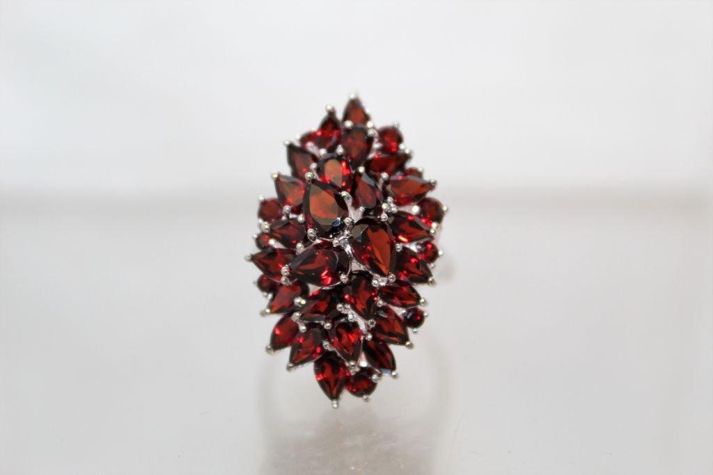 8.02 ct Genuine Garnet Estate Ring