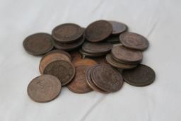 (32) Indian Head Pennies