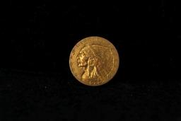 1925 $2.50 Indian Head Gold Coin