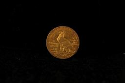 1925 $2.50 Indian Head Gold Coin