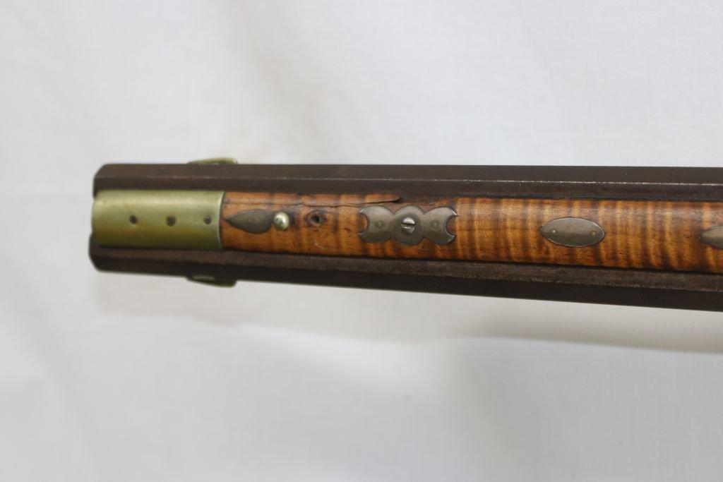 Fine Percussion Swivel Breech Rifle by John Derr, famous Berks County