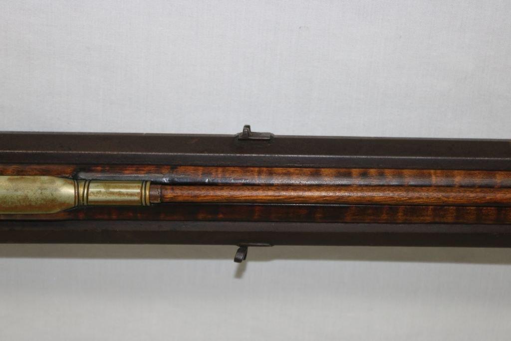 Fine Percussion Swivel Breech Rifle by John Derr, famous Berks County