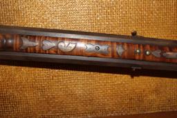 Fine Percussion Swivel Breech Rifle by John Derr, famous Berks County