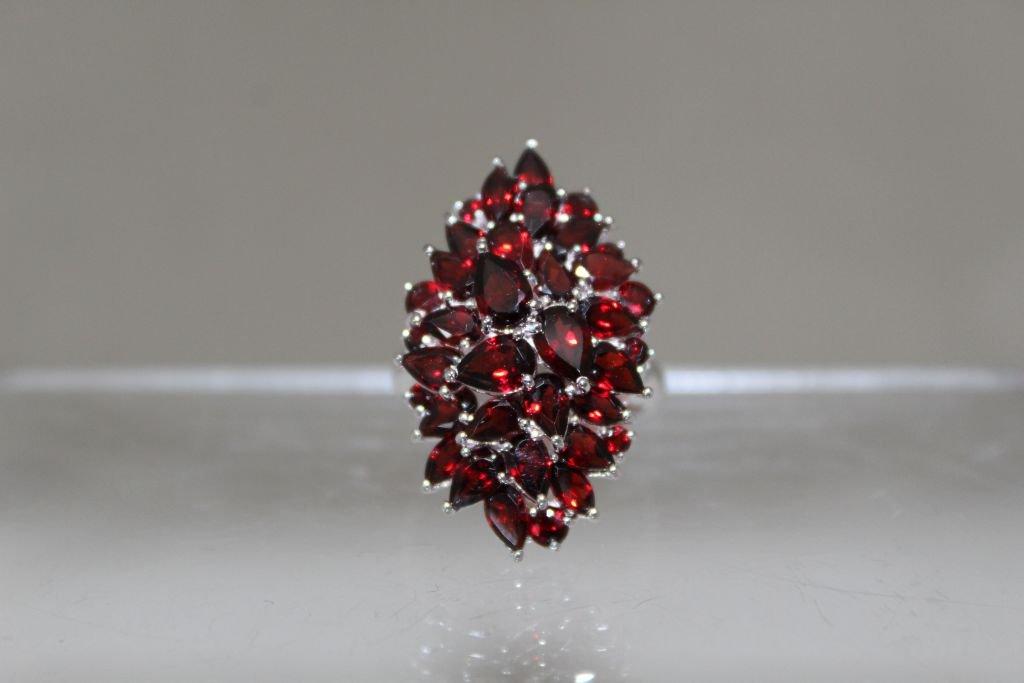 8.68ct Genuine Garnet Estate Ring