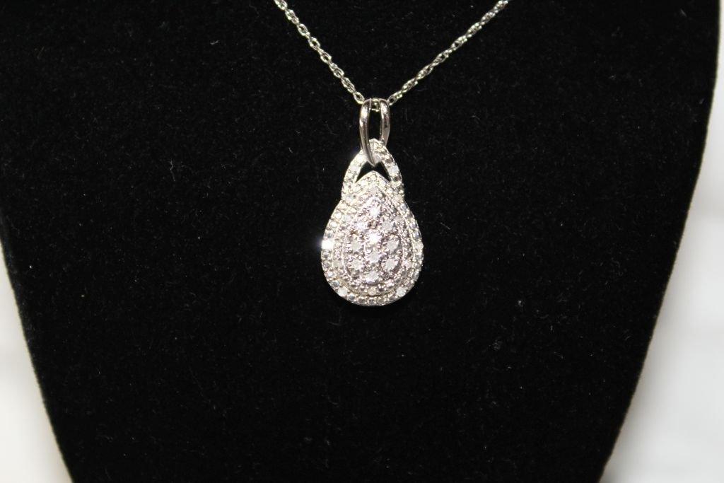 Large Diamond Estate Necklace