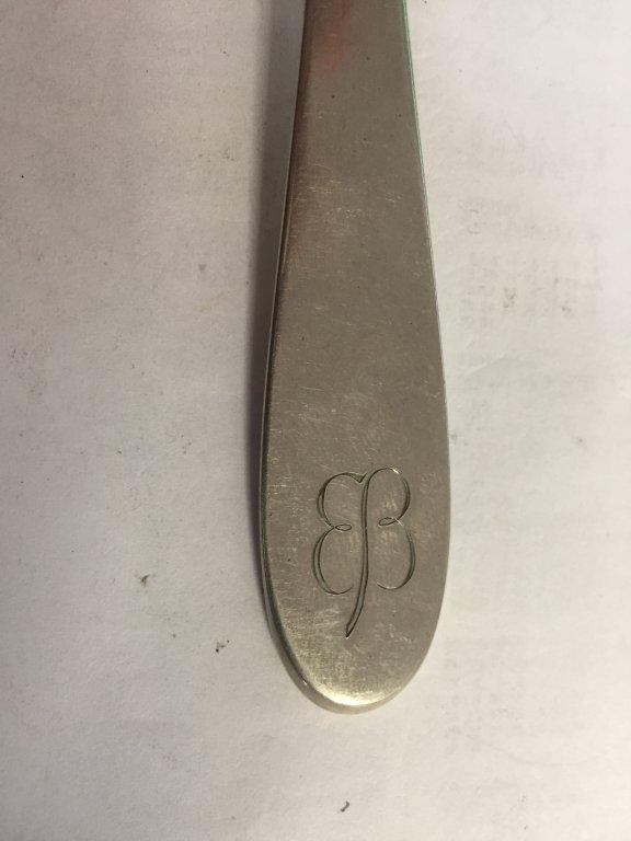 Eva Braun Butterfly Monogram Serving Spoon