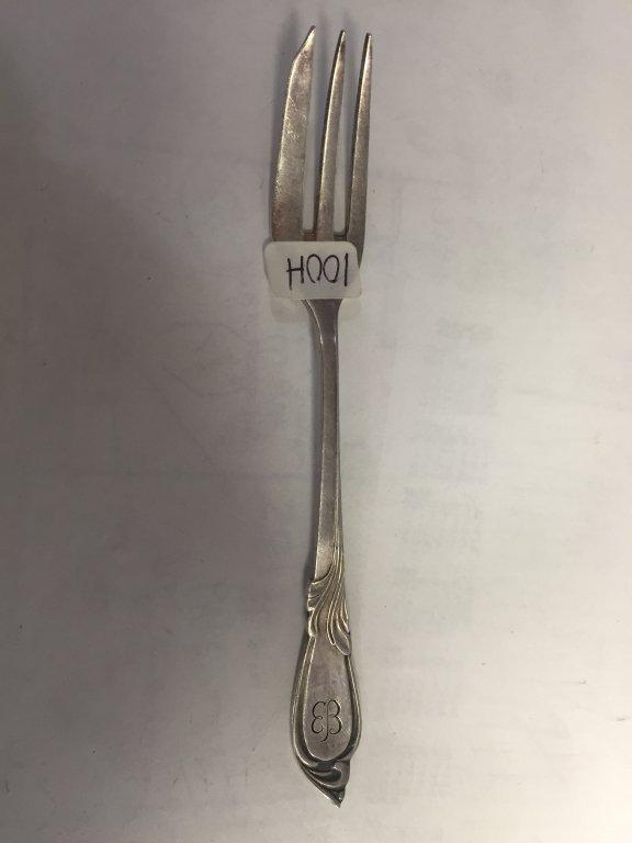 Eva Braun Butterfly Monogram Pie Fork