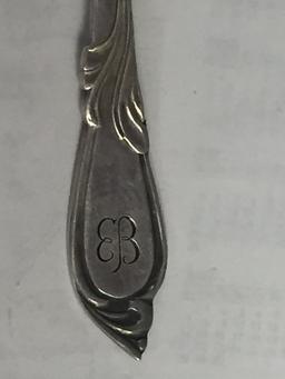 Eva Braun Butterfly Monogram Pie Fork