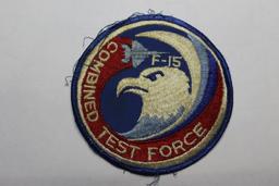 Vintage F-15 Comvined Test Force Uniform Patch