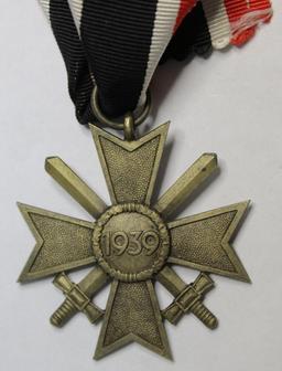 War Merit Cross 2nd Class w/Swords Badge w/Ribbon