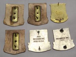 6 Artillery Clutch Back Military Crests