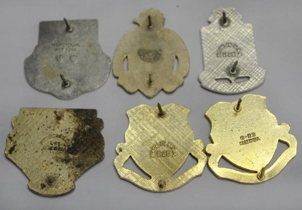 6 Infantry Clutch Back Military Crests