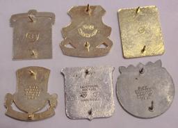 6 Infantry Clutch Back Military Crests