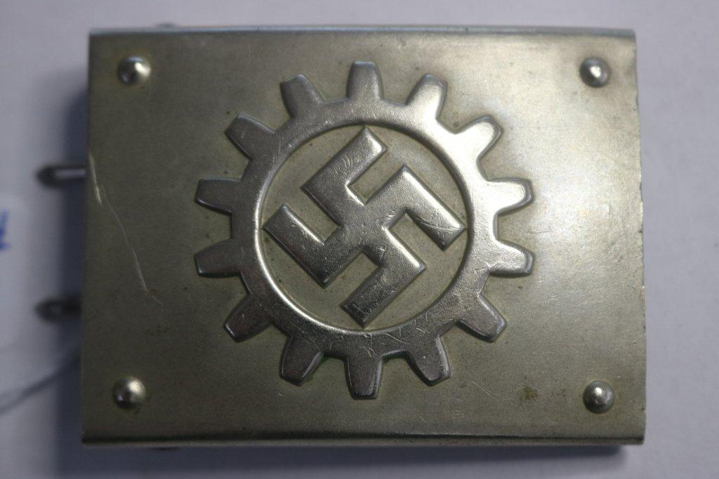 German DAF Deutsche Arbeitsfront Work Squads Belt Buckle