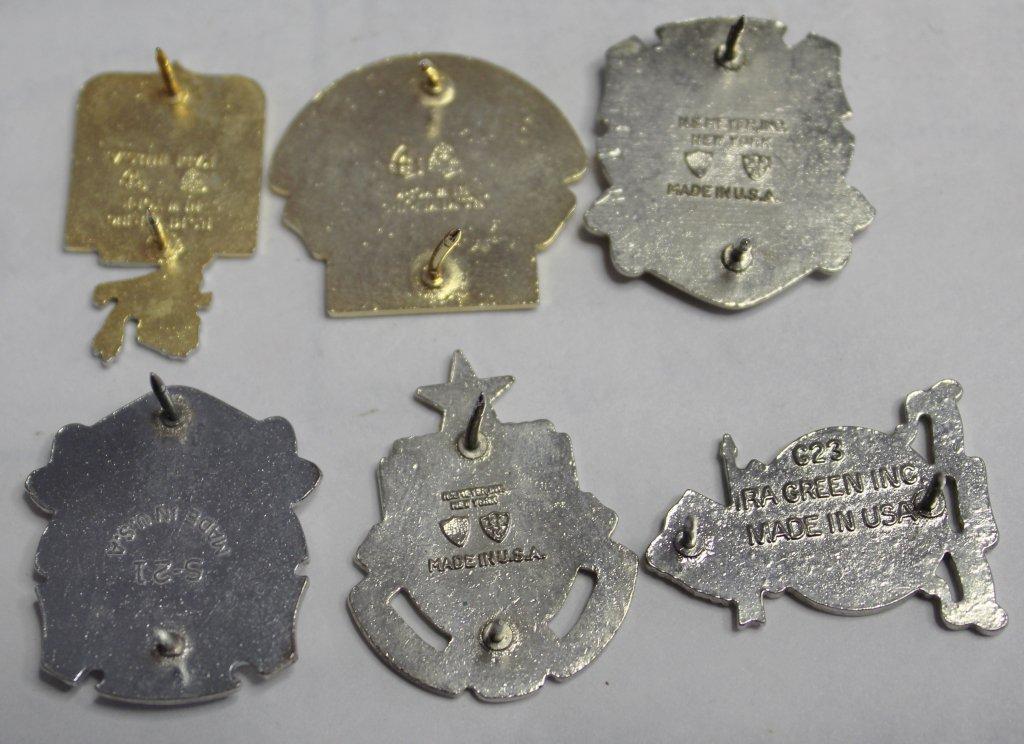 6 Artillery Clutch Back Military Crests