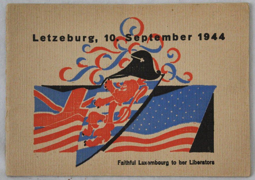 WWII Era 1944 Luxembourg Liberation Booklet