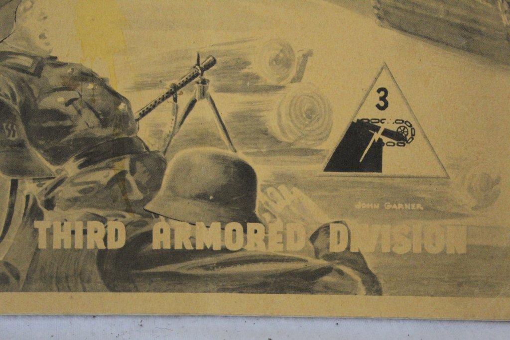 1961 Reunion Booklet of 3rd Armored Division from WWII