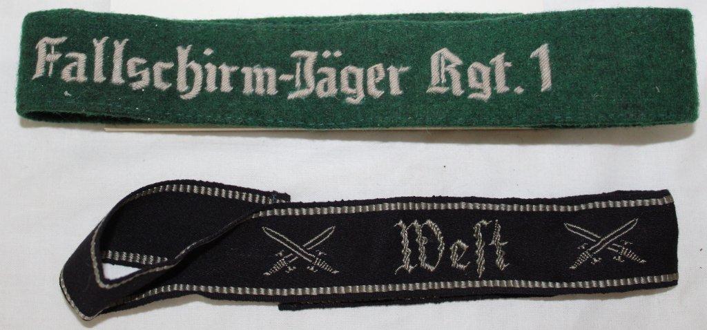 2 German Reproduction Cuff Titles