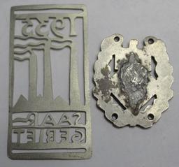 2 German Style Badges