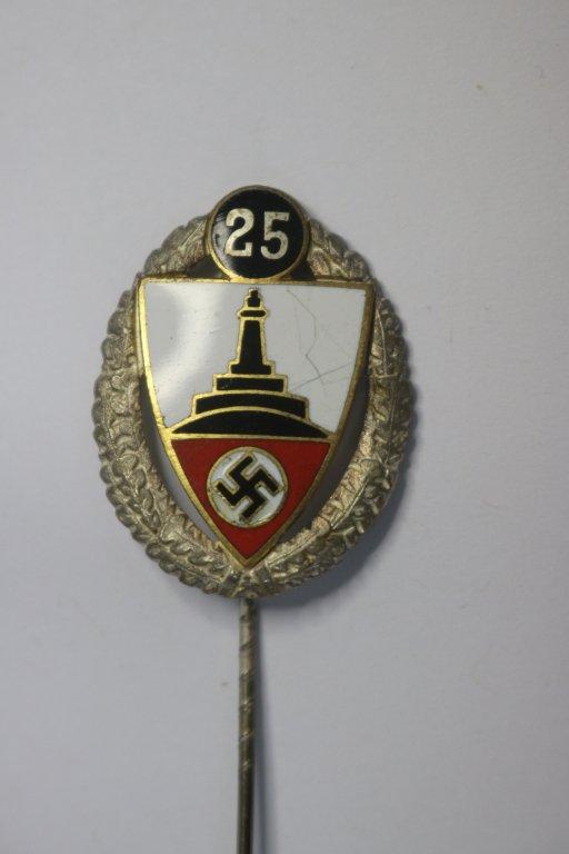 German WWII 25 Year Veteran Stick Pin