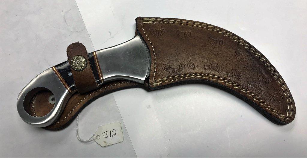 Kevin Johnson Mint Damascus Steel Karambit Fighting Knife