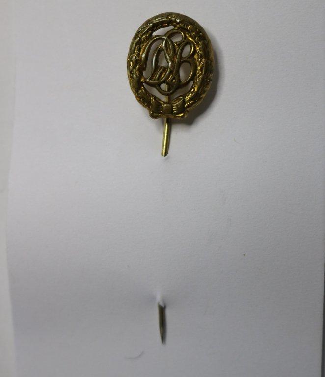 German WWII DRA Sports Association Stick Pin