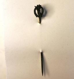 German WWII Infrantry Assault Badge Stick Pin