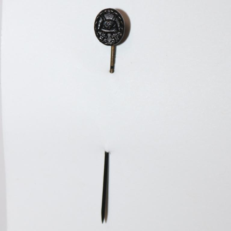German WWII Black Wound Badge Stick Pin