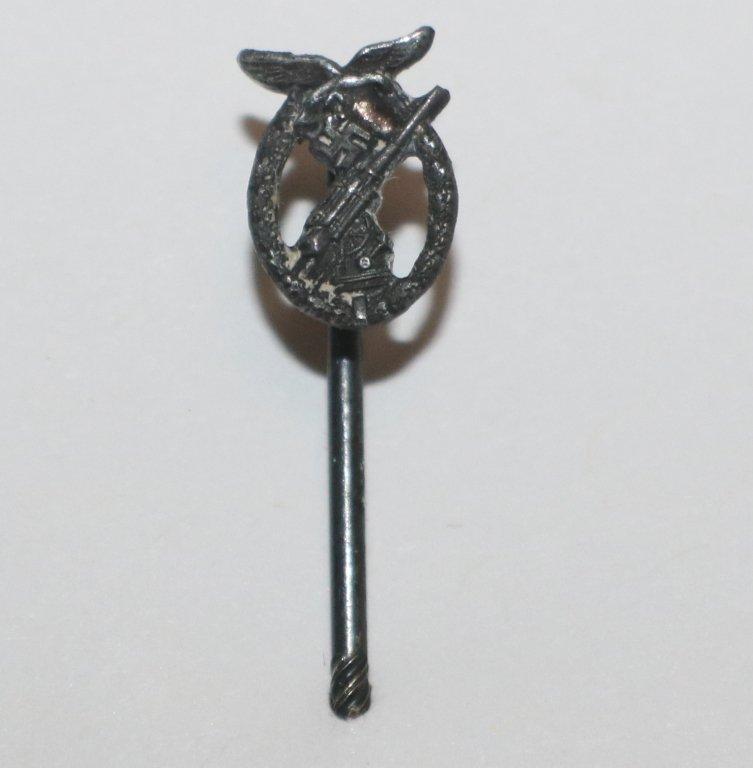 German WWII Flak Artillery War Badge Stick Pin