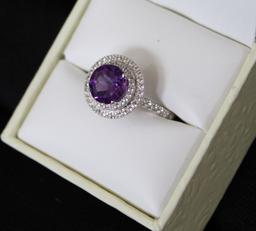 Amethyst Dinner Ring