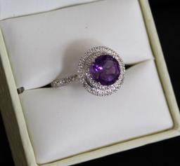 Amethyst Dinner Ring