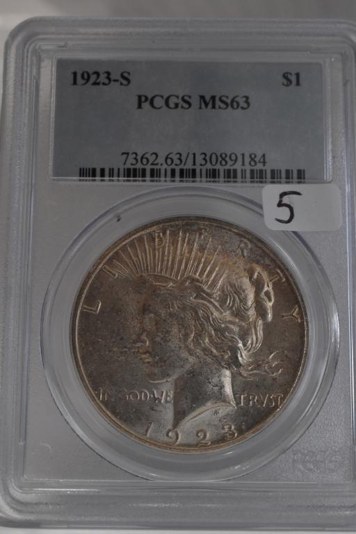 1923-S U.S. Silver Peace Dollar