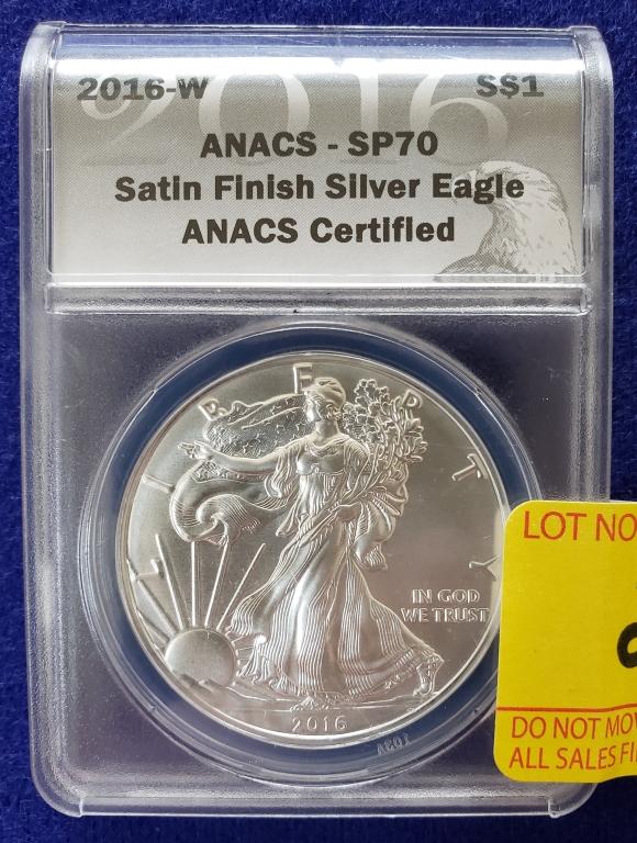 Silver Eagle, ANACS-SP70