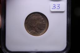 1913 Type 1 MS62, NGC Buffalo Indian Head Nickel