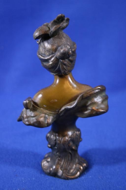 Bronze Figural Bust