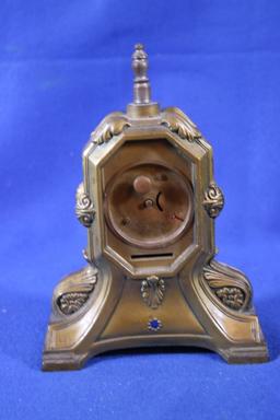 Ingraham Brass Mantel Clock