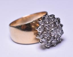 2 ct. Diamond Estate Ring, 14 kt., 11.1 Grams