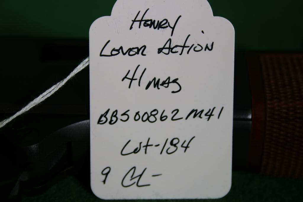 Henry Lever Action Rifle, 41 Mag.