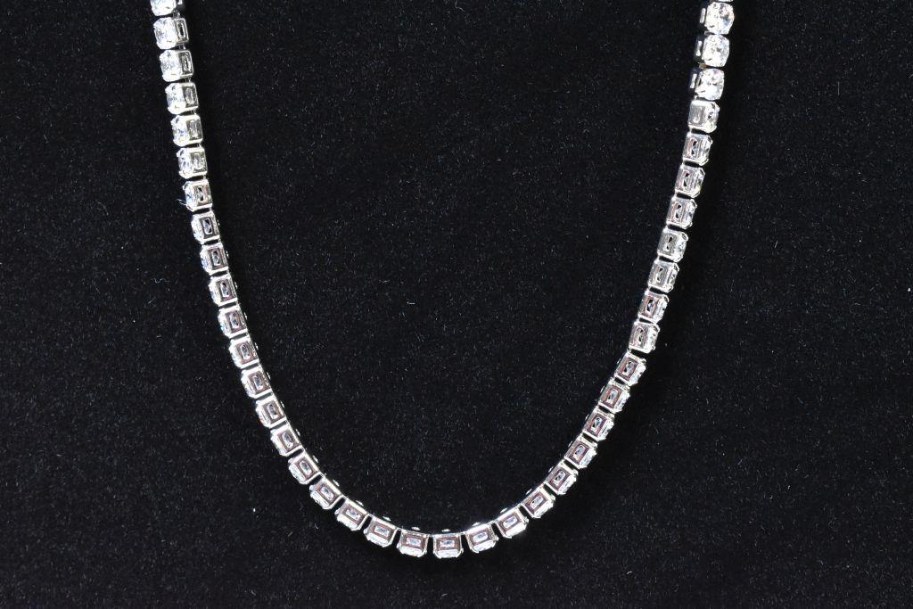 8.11 ct White Topaz Necklace