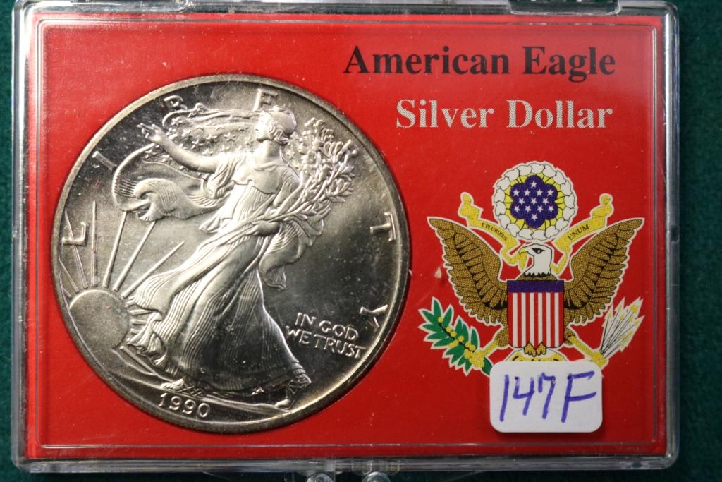 6- Silver American Eagles