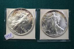 6- Silver American Eagles