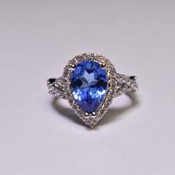 2.48 ct Tanzanite Dinner Ring