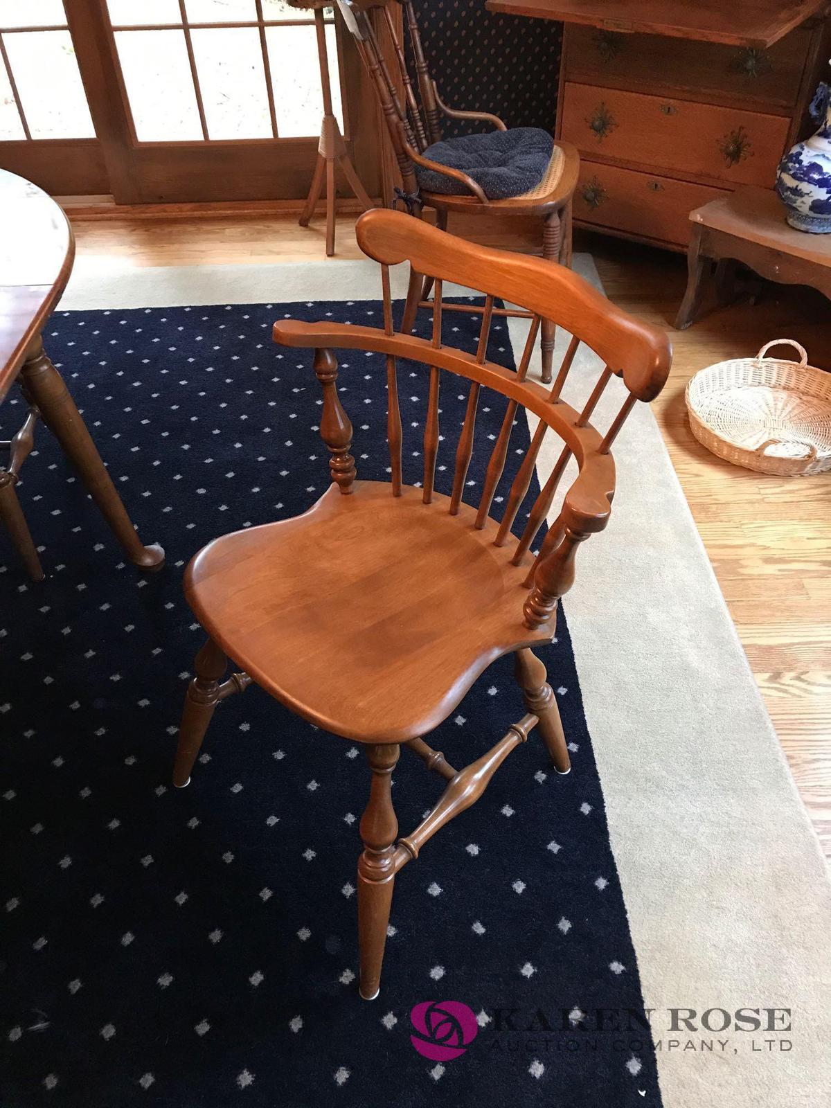 Table and five chairs