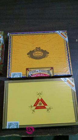 Lot of 6 cigar boxes