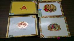 Lot of 8 cigar boxes