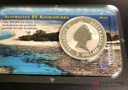 Australian five dollar kookaburra