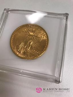 $20 gold coin 1909-s Saint Gaudens