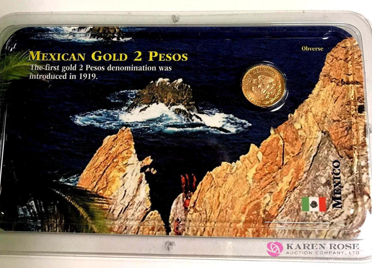 Mexican gold 2 peso